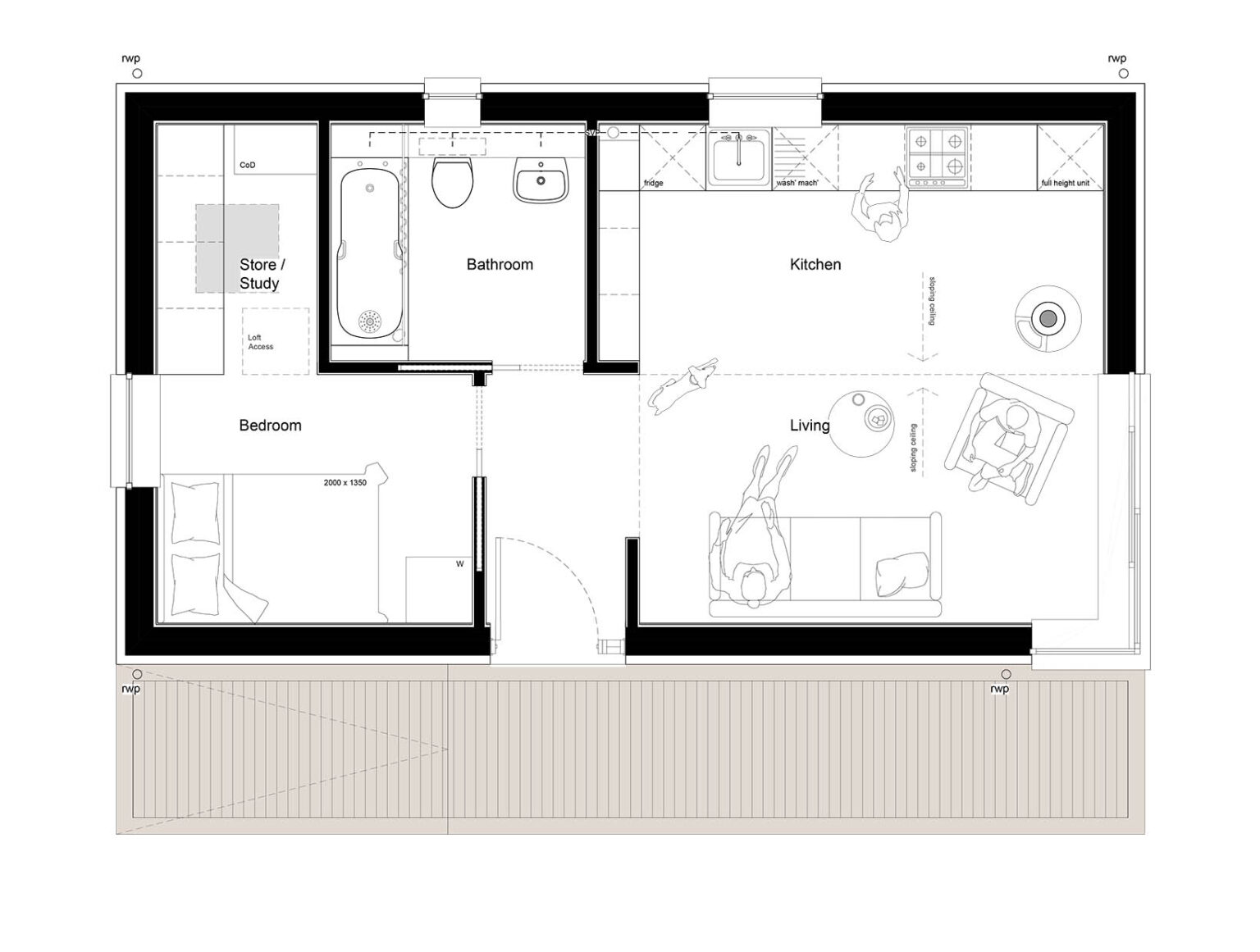 Microhome 2 floor plan