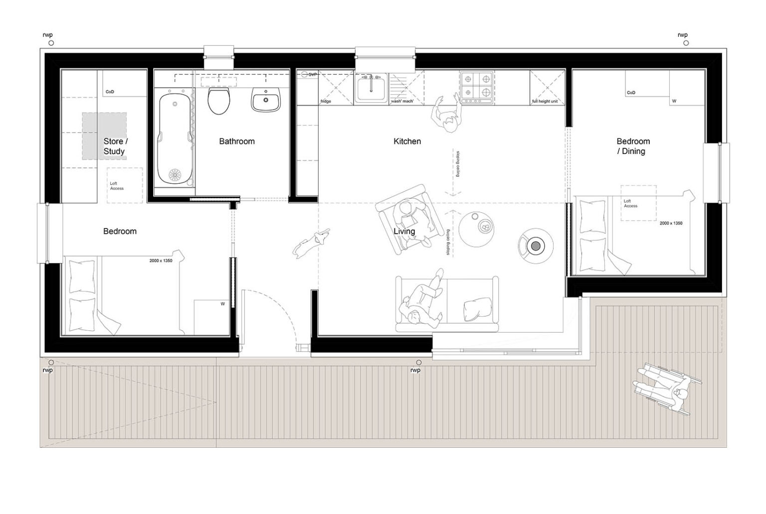 Microhome 3 floor plan