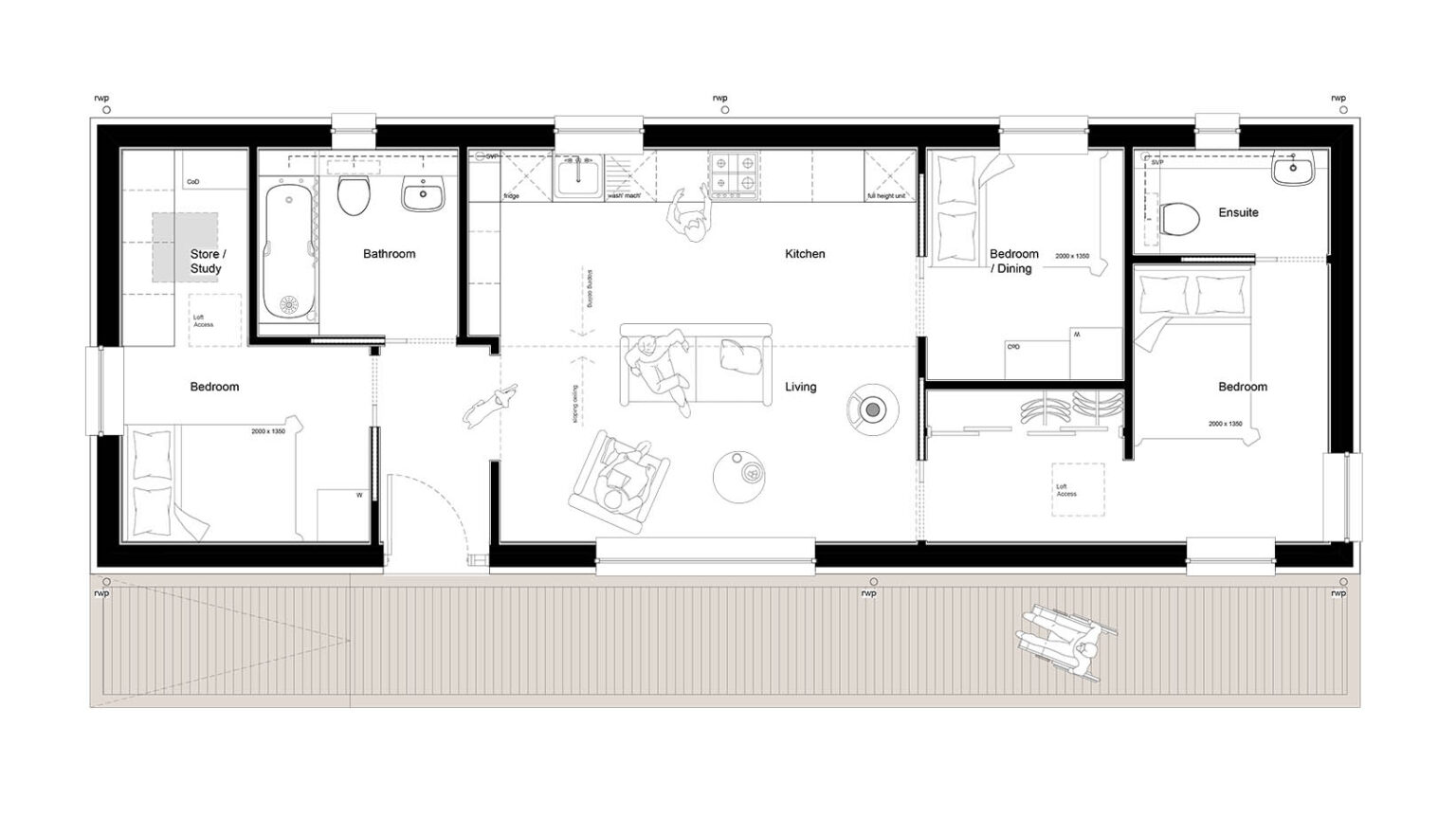 Microhome 4 floor plan
